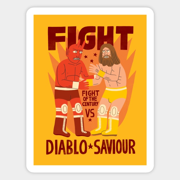 FIGHT! Magnet by jackteagle